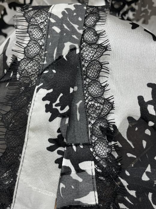 刺绣印花桑蚕丝上衣 商品图4