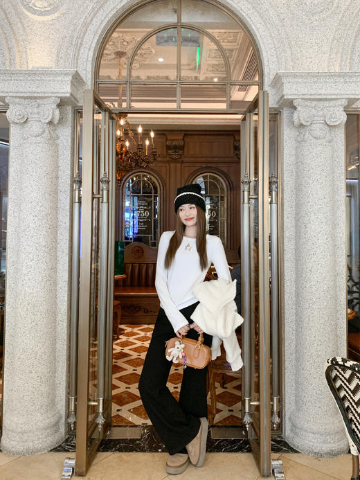 <曾小咸推荐>3.20现货秒杀 ！微信超特价！韩系镂空蝴蝶长袖t恤 日常129.99 立减70 秒杀59.99！！ 商品图7