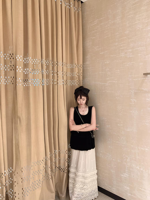 金蘑菇菇 恋恋笔记本  /丝绒娃娃上衣+重工刺绣半裙 商品图6