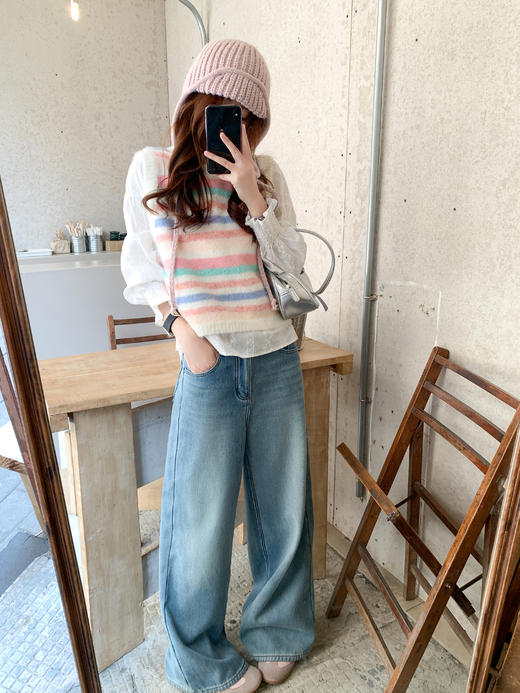 <曾小咸推荐>3.20现货秒杀 ！微信超特价！韩系撞色针织马甲 日常159.99 立减100 秒杀59.99！！ 商品图11