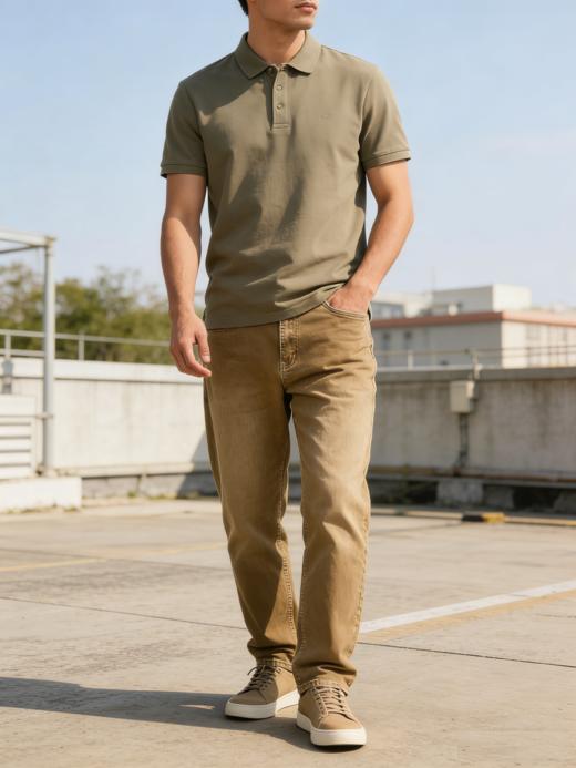 G2000男装SS26商场新款【BLACK】宽版直身牛仔裤61461526 商品图0