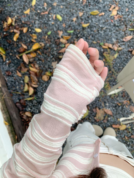 <曾小咸推荐>3.20现货秒杀 ！微信超特价！韩系条纹针织开衫 日常119.99 立减60 秒杀59.99！！ 商品图8