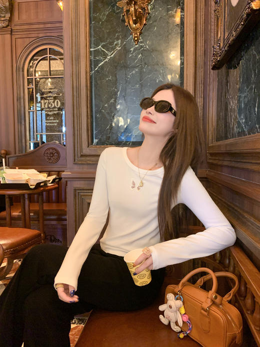 <曾小咸推荐>3.20现货秒杀 ！微信超特价！韩系镂空蝴蝶长袖t恤 日常129.99 立减70 秒杀59.99！！ 商品图10