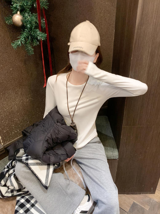 <曾小咸推荐>3.20现货秒杀 ！微信超特价！纯色磨毛修身长袖 日常109.99 立减50 秒杀59.99！！ 商品图13