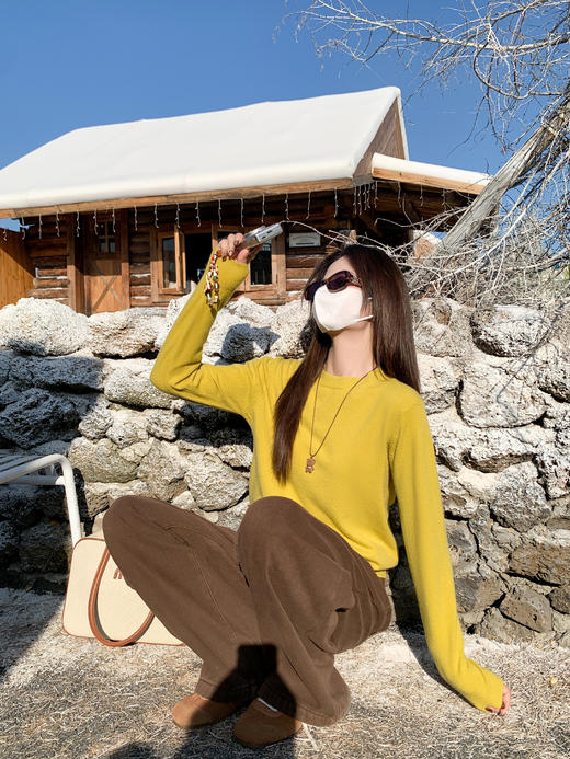 <曾小咸推荐>3.20现货秒杀 ！微信超特价！韩系3色长袖打底衫 日常119.99 立减60 秒杀59.99！！ 商品图9