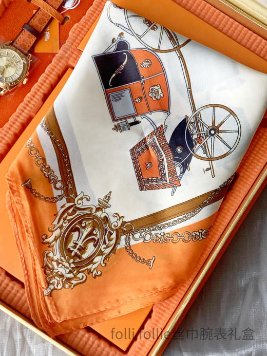 Folli Follie正品赋予幸运阳光手表+皮包+丝巾 礼盒 商品图7