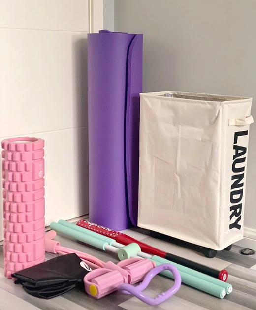 福利团💥大号滚轮收纳箱来啦❗️“瘦身式”收纳筐，你的“魔法”储物空间 【牛津布收纳筐（带滚轮）】✨洗衣篮/脏衣篓/玩具/瑜伽用品……收纳 多种不同色彩，💖适合当代年轻人的审美需求～ 商品图3