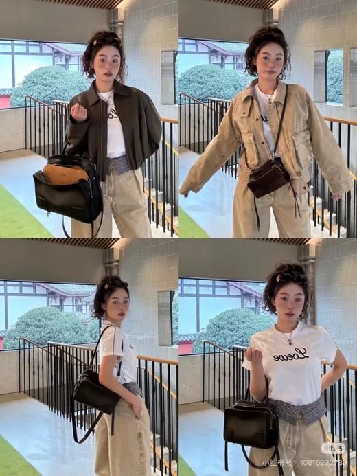 罗&威26SS早春草写手工刺绣正肩纯棉短袖T恤 商品图0