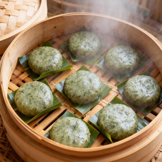 🍃 蒿草叶儿粑 吃到春天的第一口治愈，就是藏在这枚裹着粽叶的蒿草叶儿粑里！ 商品图3