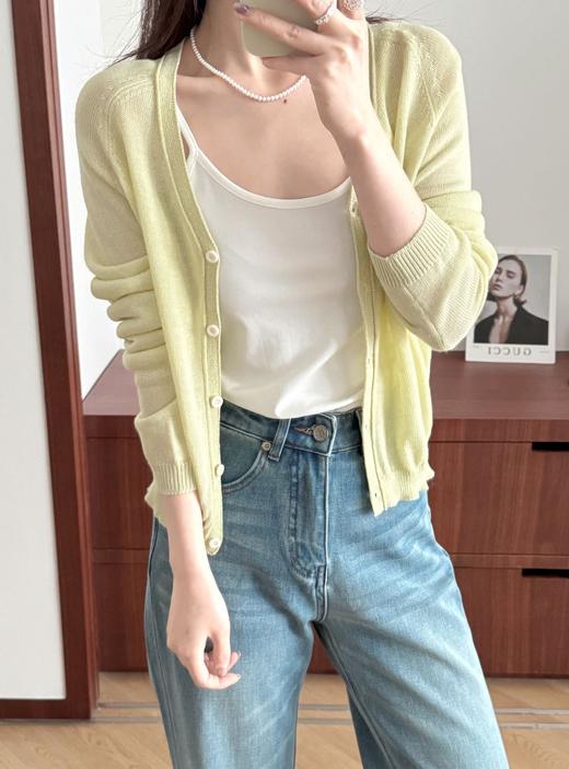 🥳【氛享】私服系列❗️【仟梓赫 天丝亚麻羊毛开衫 】❗百搭的一款开衫！✨颜色真的好看到爆‼️ 用了高品质的天丝亚麻混纺材质，❗❗❗👍质感真的无敌了！ 商品图2