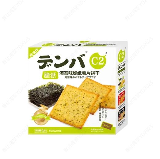 C2脆纸薯片饼干海苔味98g 商品图0