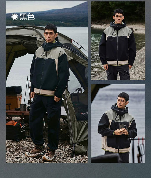 可隆立体口袋冲锋衣男女款031905 商品图5