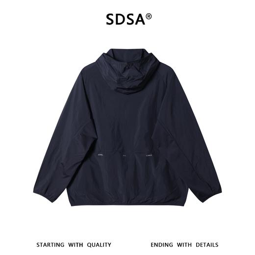 SDSA男装2026新款高贵轻奢美式简约多口袋拉链立领连帽夹克外套潮 商品图4