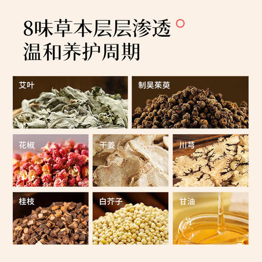 艾桂八物温阳保健贴（名医）2贴*7袋/盒 商品图3