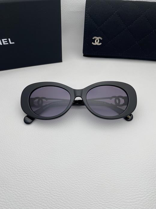 香奈儿 9179  图案双色镂空镜腿 板材复古猫眼形时尚太阳镜（JH） 商品图7