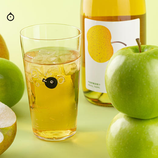 企鹅市集|秦皇岛果园 王林苹果&安梨 气泡果汁750ml 混合压榨 限量小批次 爽脆野果香 商品图5