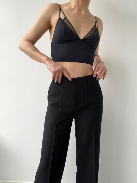 YANYI CHANG｜91890160  连腰直身显瘦及地长裤 [ 黛墨黑 ] 商品图5