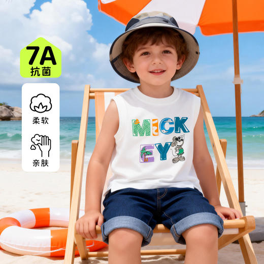 迪士尼海岛假日夏季男童冰感背心ZD2FS016 商品图2