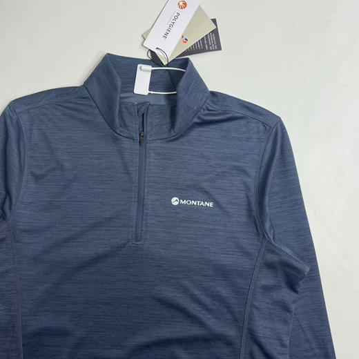 原单正品 MONTANE盟泰恩 DART ZIP半拉链长袖T恤 
浅蓝/深蓝/黑色 S-XXL 商品图3