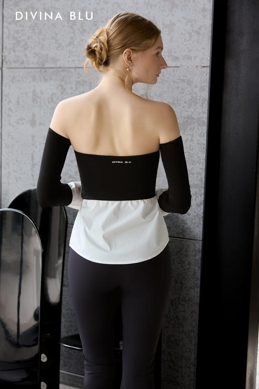 DIVINA BLU 马赛系列 迪唯纳拼接裹胸M135 商品图2