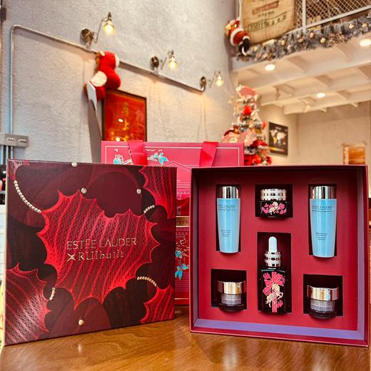 美妆节-限量20套【马年限定六件套】雅诗兰黛 马年限定小棕瓶精华50ml+马年限定眼霜15ml+智妍胶原水50ml*2+智妍面霜15ml*2（清爽）一般贸易仓发货 商品图3