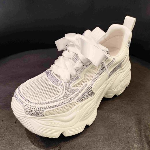 LFGJ 17954时尚带钻纱网老爹鞋 商品图0
