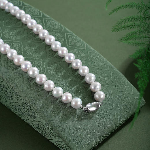 子佩集【珍珠映雪】银S925珍珠惜王妃项链【MLXL002】9mm珠白2512 商品图2