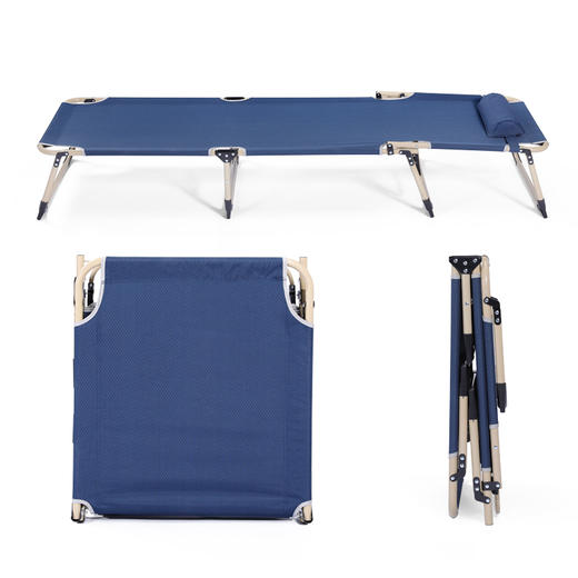 自营（北京董礼）-汉乐美途折叠躺床HL-0902   展开：193*63*30CM；折叠：72*13*65CM 商品图0