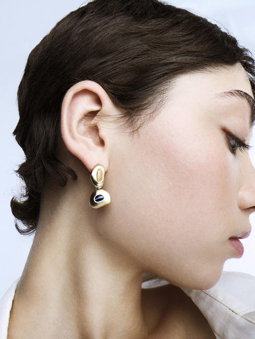 ANATTA｜E-P03-3GD Pebble III Earrings [ 可拆卸 耳环 ]【鹅卵石Pebble】 商品图7