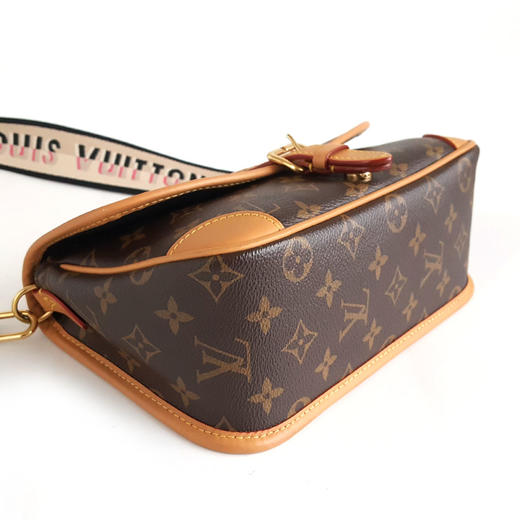 【95新】LV路易威登DIANE手袋M45985老花黑肩带DIANE法棍包单肩包女士160326AK02 商品图7