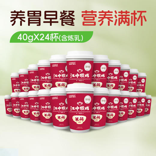 【积分兑换】24杯*江中猴姑米稀原味米糊 早餐代餐冲饮养胃营养便携礼盒 保质期至2027年3月 商品图0