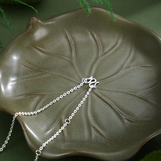 子佩集【繁花簇锦】S990银套链【QFTL014】花丝双面立体花朵项链2510 商品图10