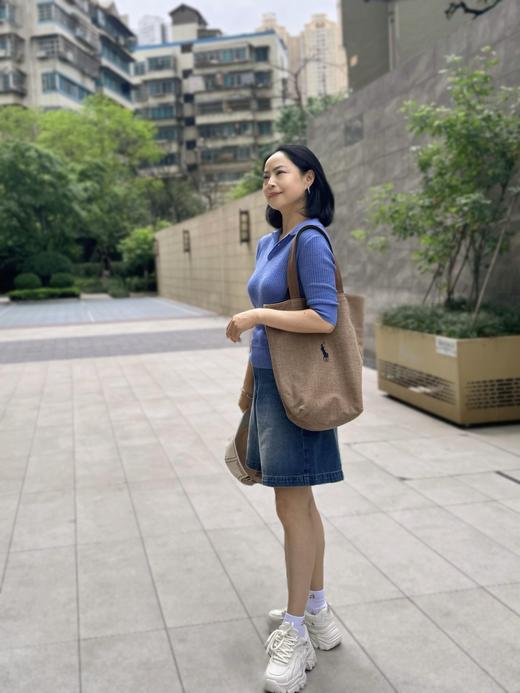Polo经典小马刺绣帆布双面托特包 商品图2