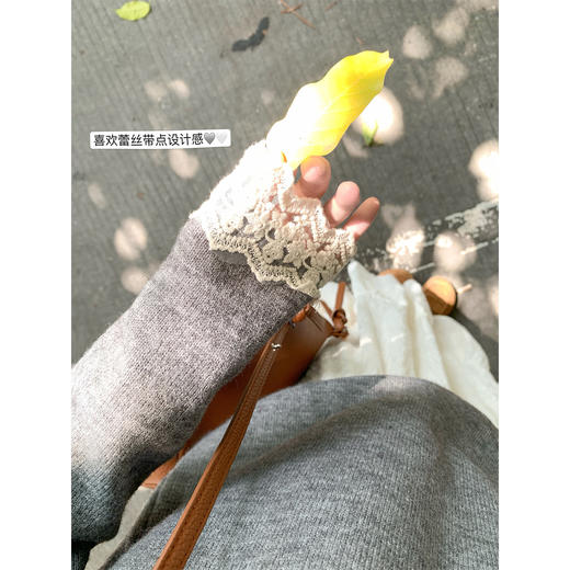 <曾小咸推荐>3.22现货秒杀 ！微信超特价！韩系蕾丝连帽针织衫 日常169.99 立减100 秒杀69.99！！ 商品图2