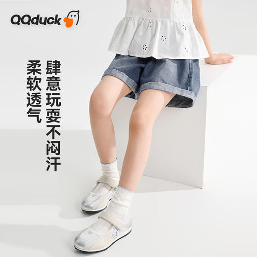 【120-165】【可可鸭】女童夏季牛仔短裤 商品图2
