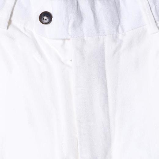 SDSA男装2026新款高贵轻奢简约纯色老钱麻棉褶皱休闲裤百搭时尚 商品图1