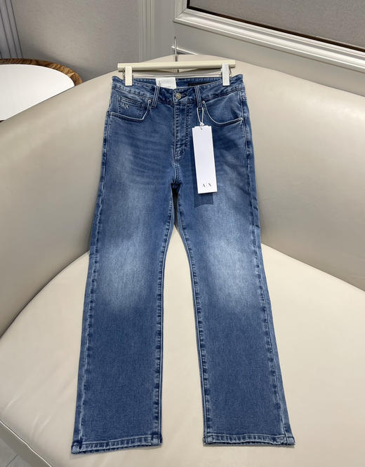 Armani阿*尼男士微弹直筒裤牛仔裤031903 商品图1