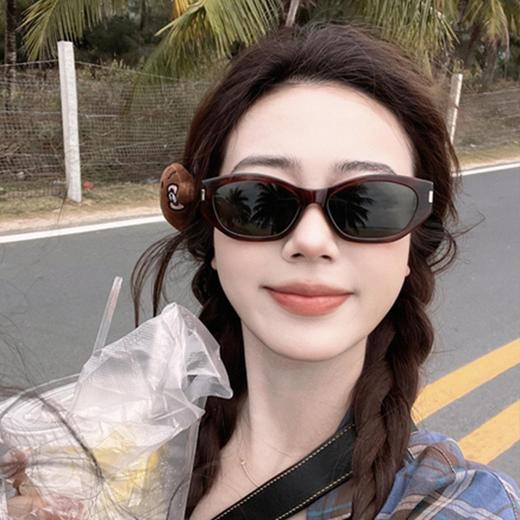 【出街佩戴氛围感拉满】新款复古可可镜猫眼夏季遮阳墨镜女款潮辣妹度假ins太阳眼镜。rh 商品图1