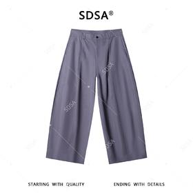 SDSA男装2026新款高贵轻奢潮牌时尚简约纯色休闲裤垂感百搭裤子