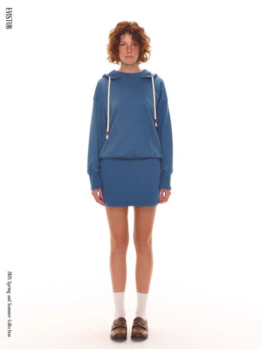 Evistub girls/E-6CCX1924/E-6CDQ1925/散步系列卫衣短裙套装 商品图3