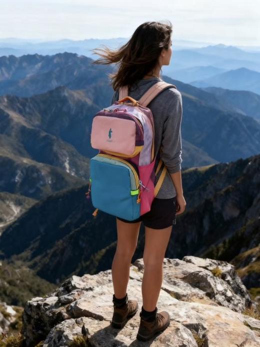 一店k 谁懂啊！！背上羊驼双肩包出门的瞬间，快乐DNA直接疯狂跳动！配色真的太绝了！满满的多巴胺风格！每一款的撞色搭配都独一无二！情侣出街帅炸了！轻量Tasra 16L防水黑科技机器人双肩包 商品图5