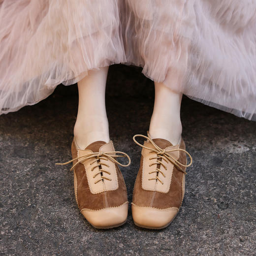 撞色拼接橡胶大底鞋稳健舒适行走无忧 商品图2