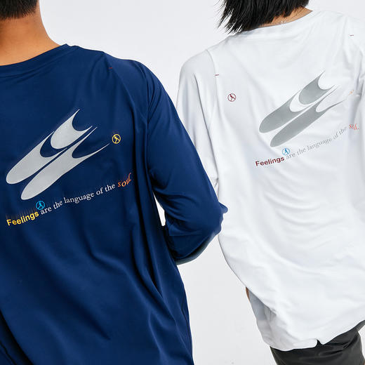 CryingCenter反光吸湿速干跑步运动户外综合训练服长袖上衣 商品图5