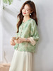 新中式晕染盘扣上衣，两大神仙配色，承包春日所有温柔【7天内发货】 商品缩略图4