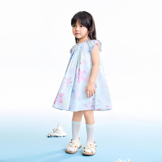 【实体店同款】女童短袖连衣裙夏季新款安奈儿童装XG623109 商品图3