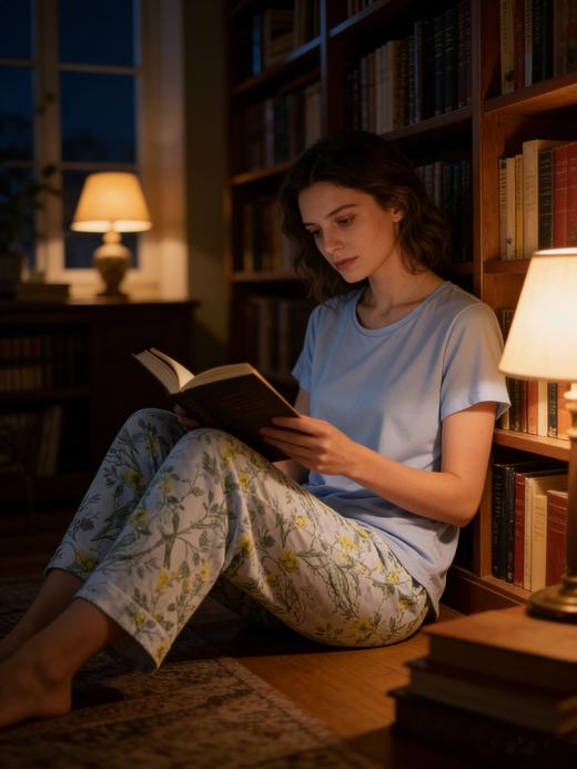 【32S棉莫】SCHIESSER德国舒雅女士七分袖套装32S棉莫单面布七分袖套装31/24778H 商品图3