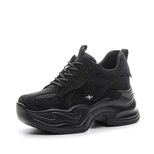 春夏女鞋新款运动鞋，厚底松糕内增高老爹鞋网面透气轻便跑步鞋AM503 商品图4