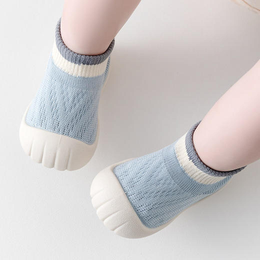 春秋新款宝宝学步鞋婴儿针织鞋男女童鞋1-3岁软底防滑透气网面鞋 商品图1