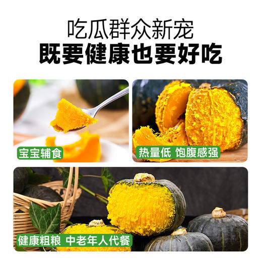 【顺丰发货】蟹黄贝贝南瓜 源头产地  露天种植自然成熟！！粉糯甜兼备香味浓！辅食代餐管理期必备！ 商品图3