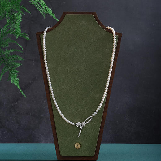 子佩集【佳人玫瑰】珍珠AOYA奥雅项链【MLTL001】3mm珠玫瑰花朵2512 商品图0